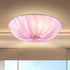 Halbeinbau-Deckenlampe Ø 50 cm – Stoffschirm E27